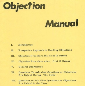Objection Manual 2786 AF 216